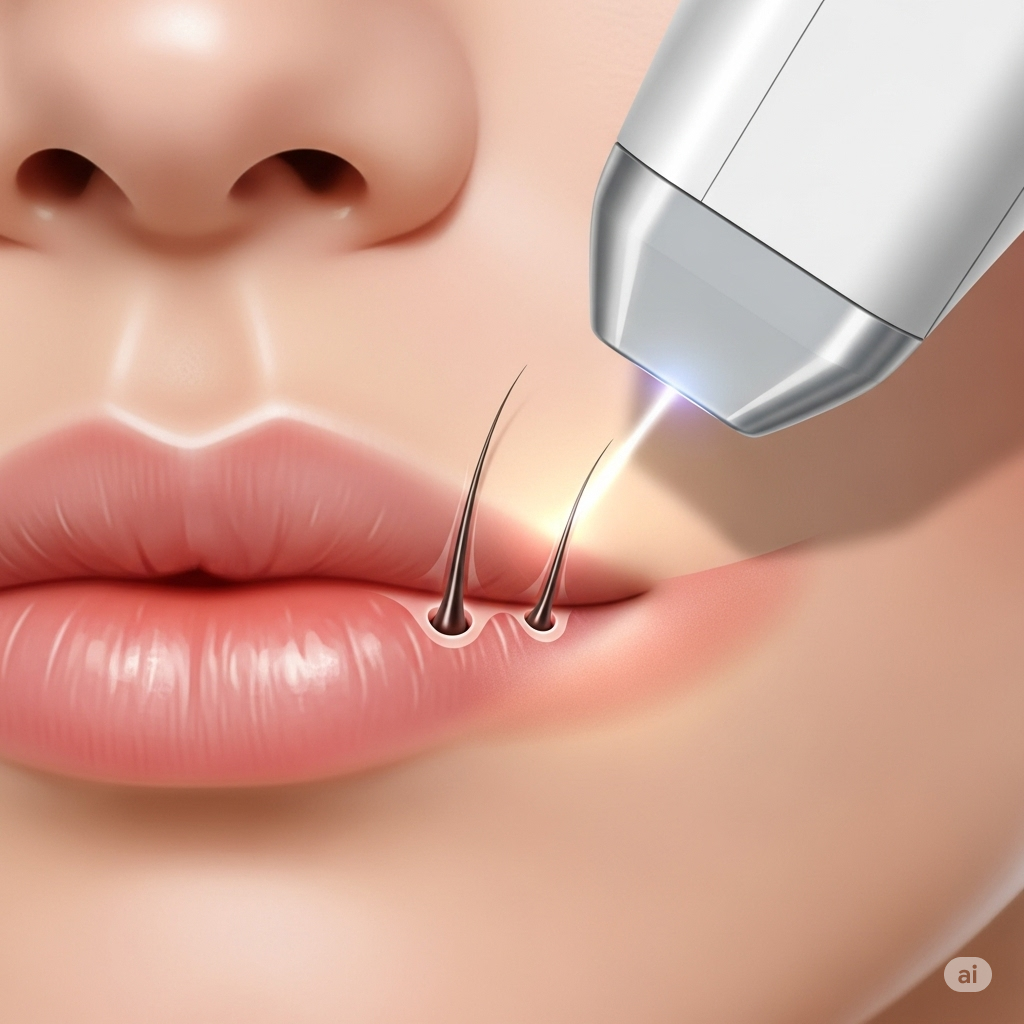 Lip Hair Removal