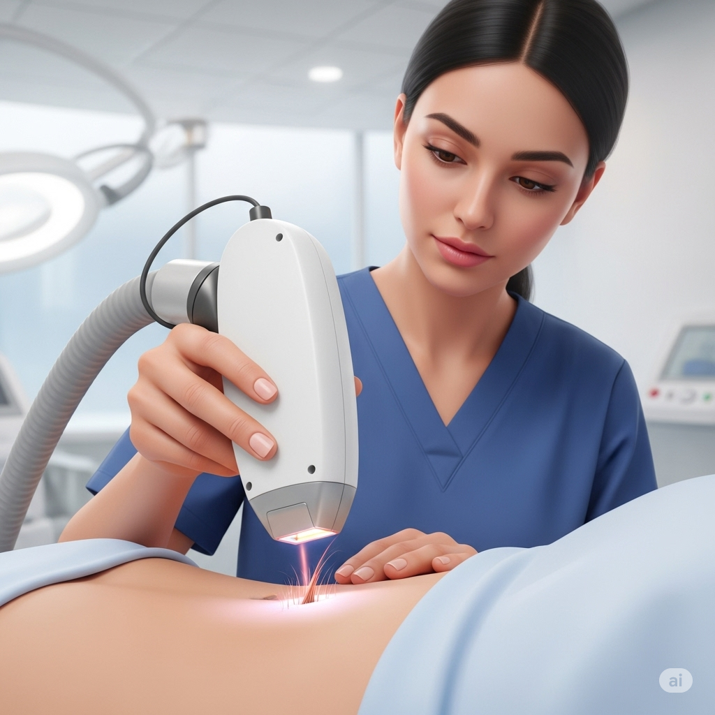 Stomach Hair Removal